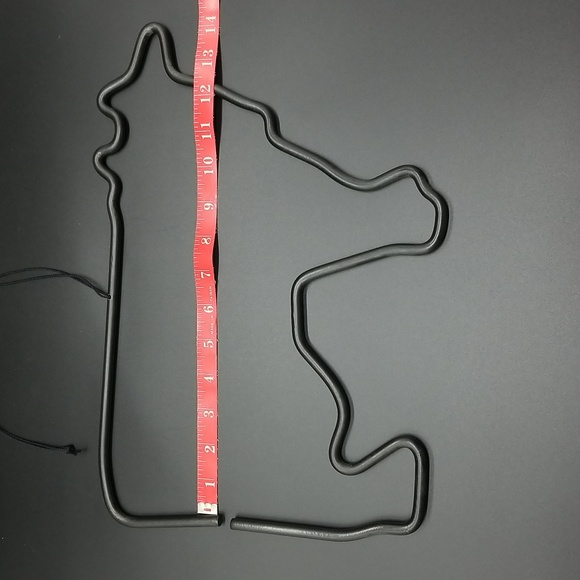 Vintage Wrought Iron Cow Shaped Dinner Bell Ringer - Picture 3 of 7